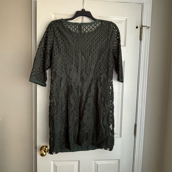 LOFT Dark Lace Long Sleeve Dress - Picture 3 of 3